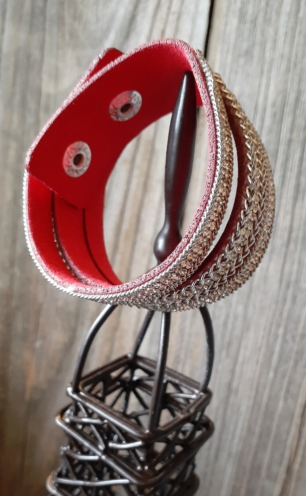 Leather Suede Bracelet Cuff